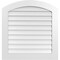 Ekena Millwork Arch Top Surface Mount PVC Gable Vent: Functional, w/ 3-1/2"W x 1"P Standard Frame, 32"W x 34"H GVPAR32X3401SF - alternate 1